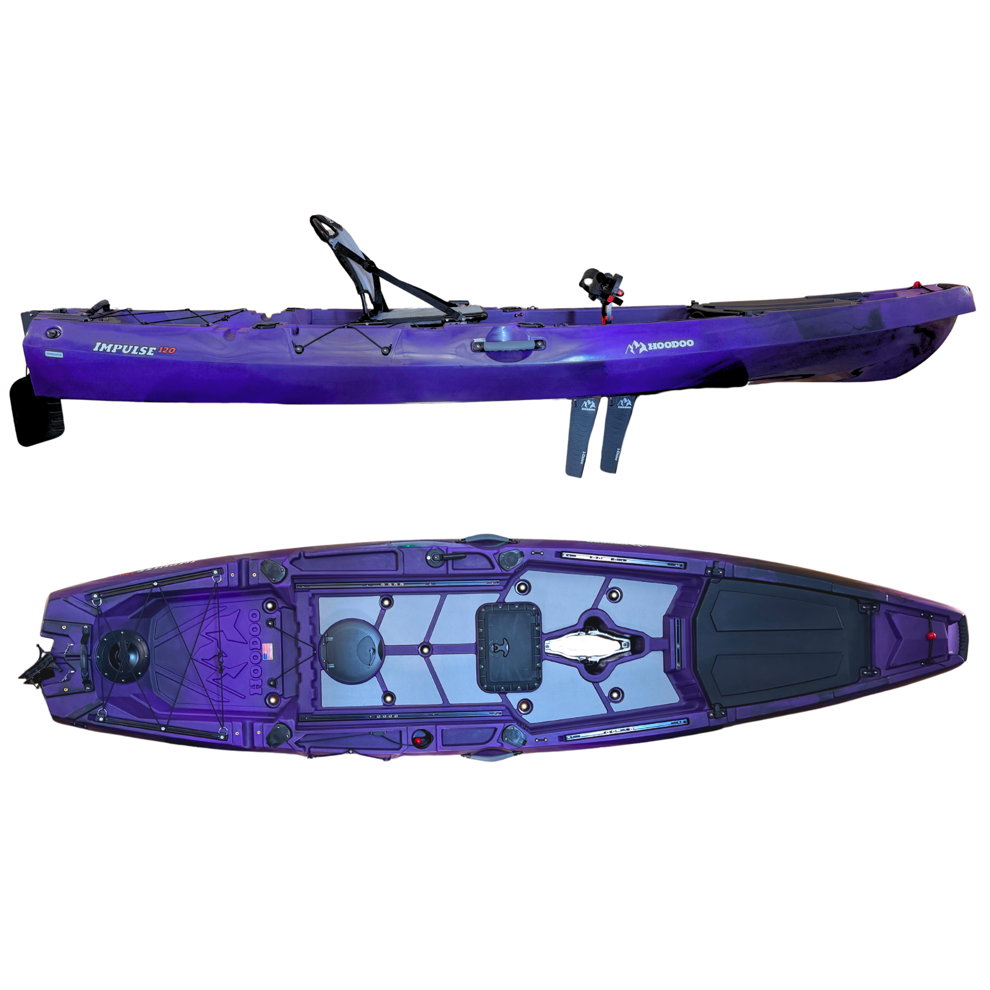 Hoodoo Impulse 120 Fin Drive Kayak
