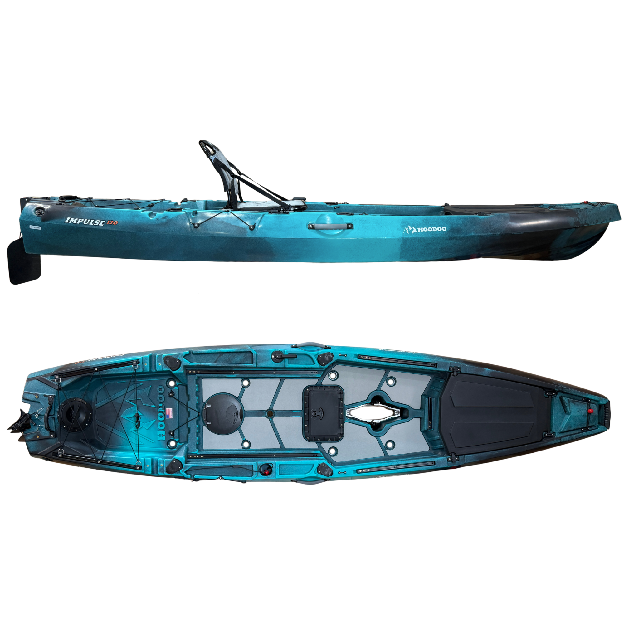 Hoodoo Impulse 120 Fin Drive Kayak