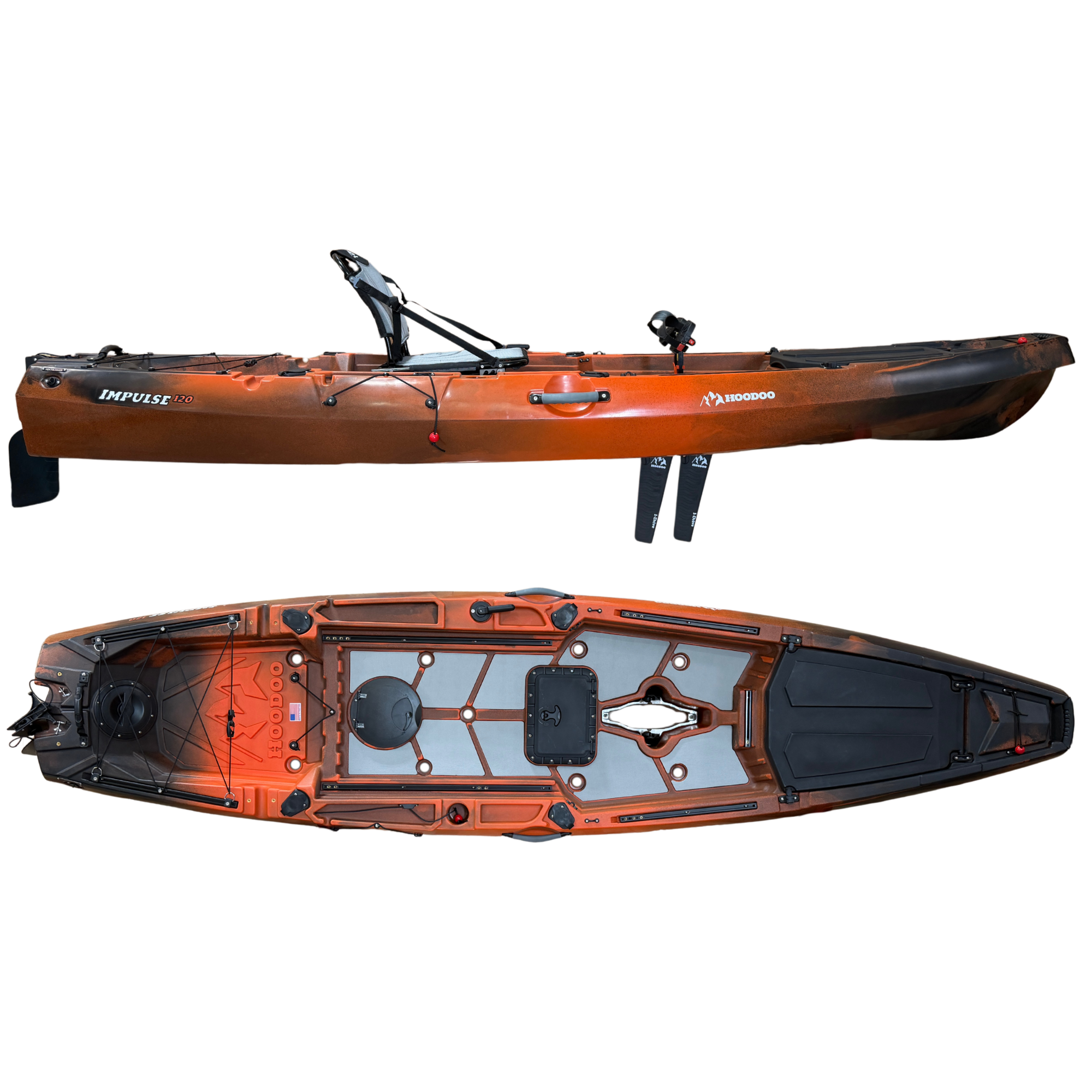 Hoodoo Impulse 120 Fin Drive Kayak