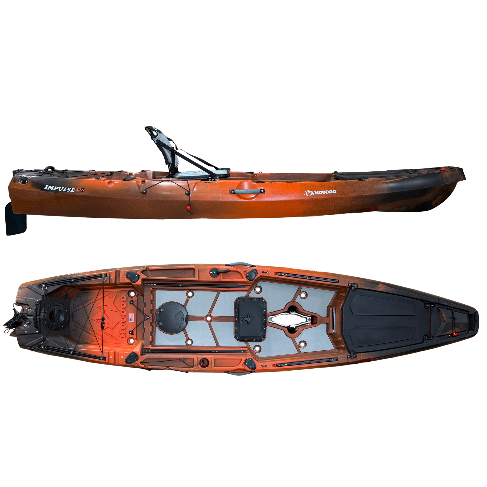 Hoodoo Impulse 120 Fin Drive Kayak